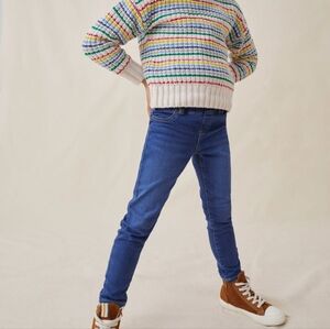 Mini Boden Adventure-Flex Denim Leggings Jeggings Jeans Mid Vintage 10Y 10 Youth